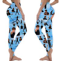 Zac Efron Troy Bolton Bet On It High School Musical Leggings — Legging femme