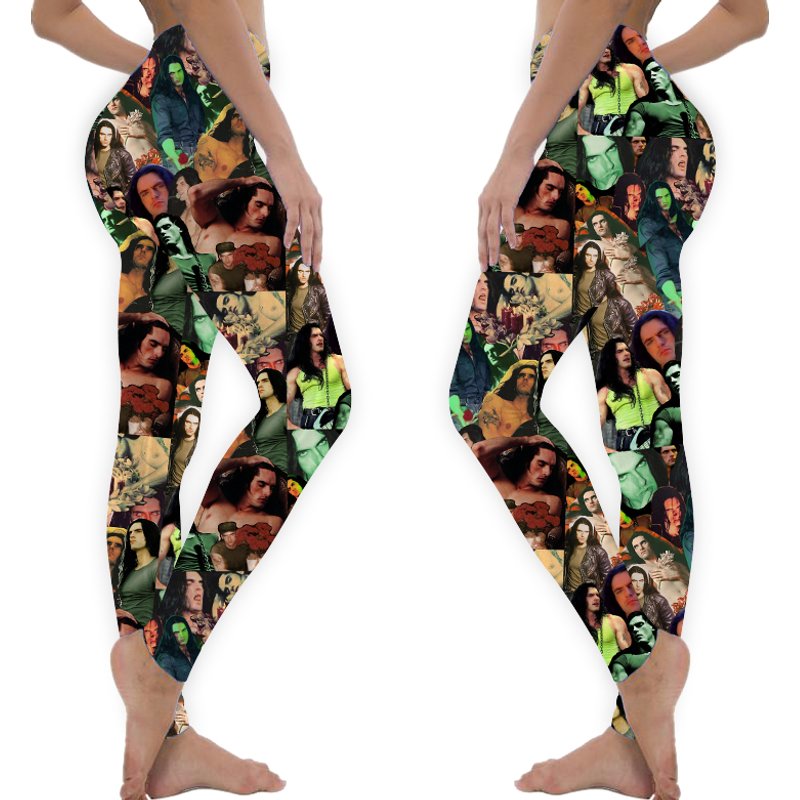 Type O Negative: Peter Steele Dark Goth Collage Edit Ii Leggings