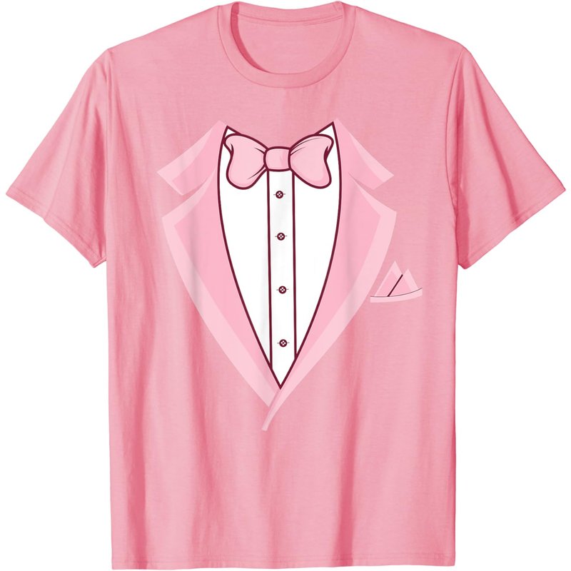 Pink Tuxedo Halloween Costume T-shirt — T-shirts pour hommes