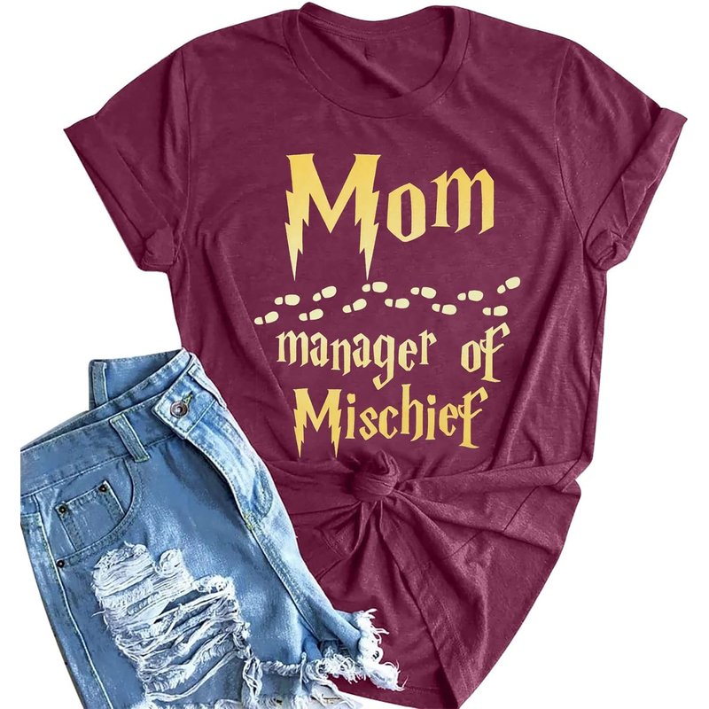 Funny Mom Manager Of Mischief T-shirt - Harry Potter Theme — Mens T Shirts