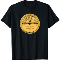 Sun Records Vinyl Johnny Cash I Walk The Line T-shirt