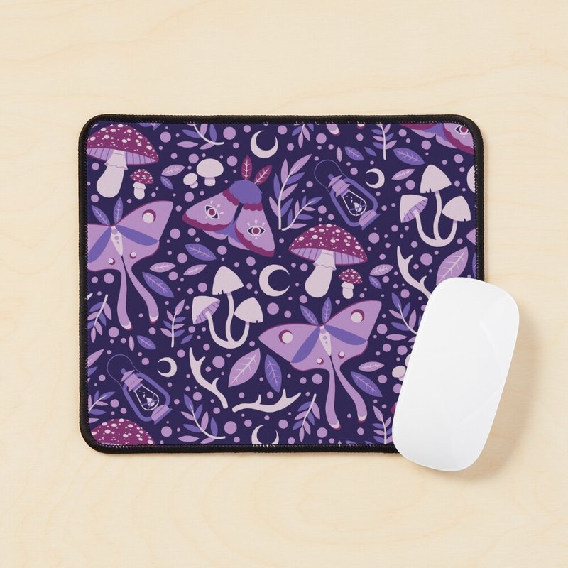 The Woods (purple) Mouse Pad — Tapis de souris et sous-mains