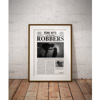 The 1975 Robbers Lyric Print Poster, The 1975 Album Robbers Poster — Affiches et impressions