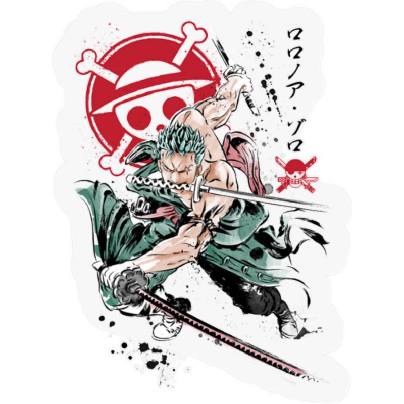 One Piece Roronoa Zoro Stickers — Autocollants et stickers