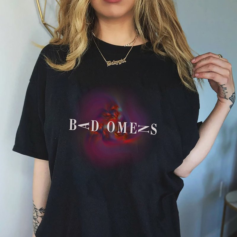 Bad Omens Logo Full Color T-shirt, Bad Omens Shirt, Concrete Jungle Tour 2022 2023 Tee — T-shirts pour hommes