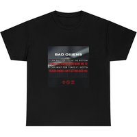 Just Bad Pretend Omens Lyrics Tee