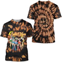 Sailor Moon Vintage Inspired Unisex Tie Dye Tee