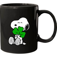 Snoopy Shamrock Hug - St Patricks Day - Crewneck Mugs