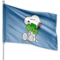 Snoopy Shamrock Hug - St Patricks Day - Crewneck House Flags