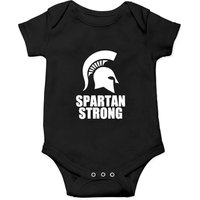 Spartan Strong Msu Onesies