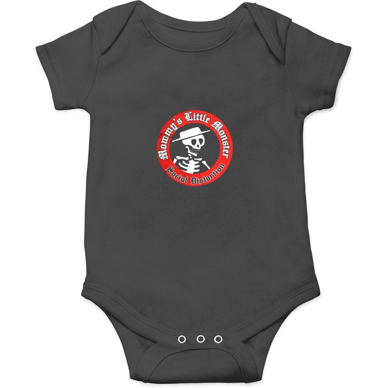 Social Distortion Baby Onesie Mommy's Little Monster Onesie — Bodys bébé