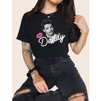 Pedro Pascal Sweatshirt - Daddy - Pink Lips - Pedro Pascal Crewneck Sweatshirt