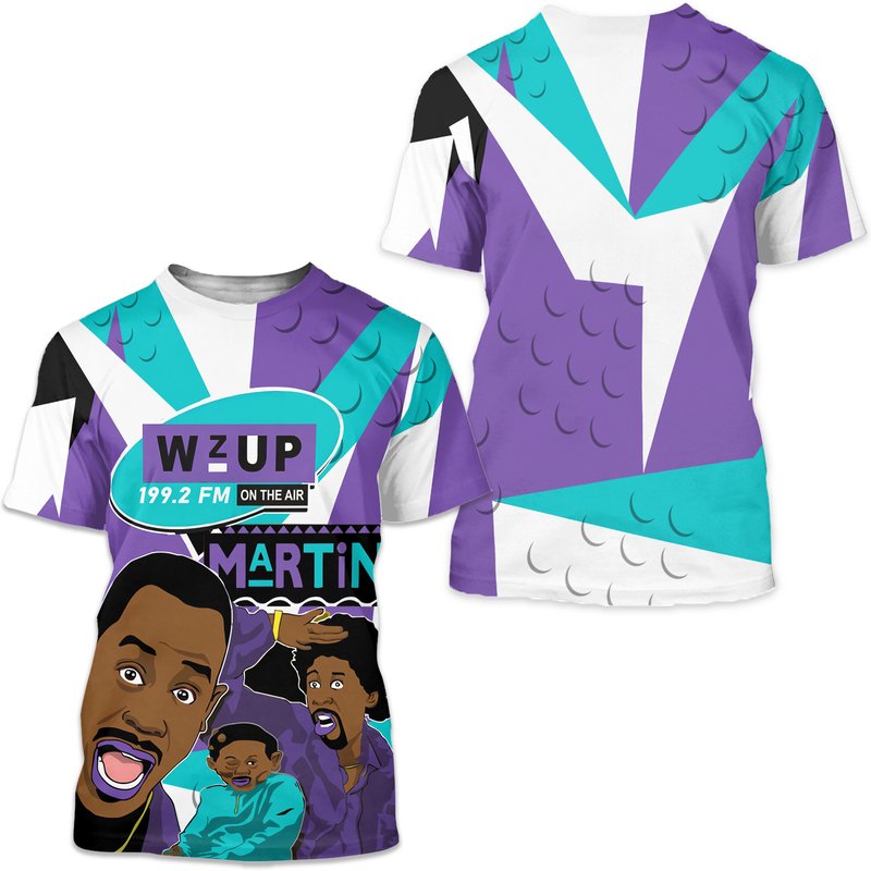 Shirt To Match Jordan 5 Purple Grape - Martin Tv 90s Melanin Got Em — T-shirts pour hommes