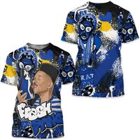 Fp Lick Jordan Unisex Sneaker Shirt Match 2023 Blue Laney 14s Tee