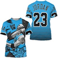 Goat Number 23 Sneaker Shirt Match Black University Blue 13s Tee