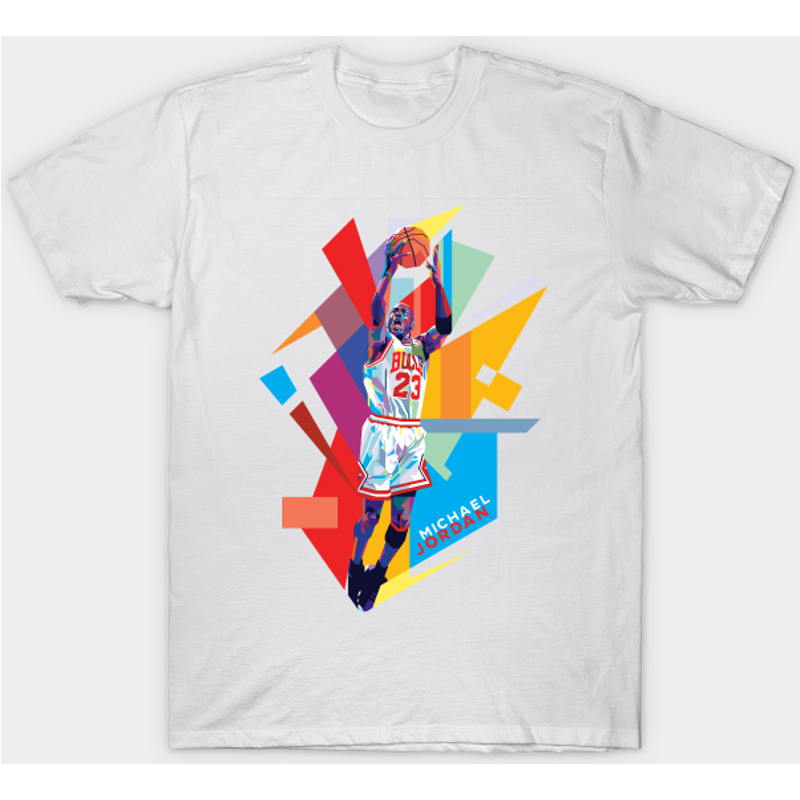 Michael Jordan White Jersey - Michael Jordan - T-shirt — T-shirts pour hommes
