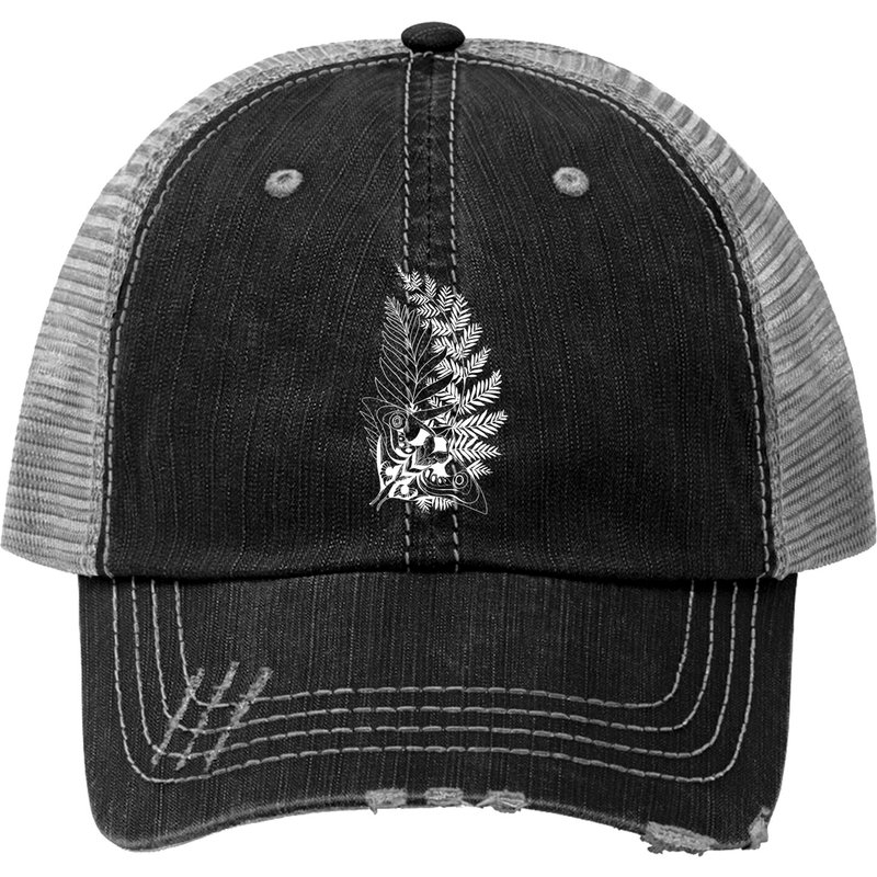 Ellie's Tatto Print Trucker Hats, The Last Of Us Fan Art Vintage, The Last Of Us