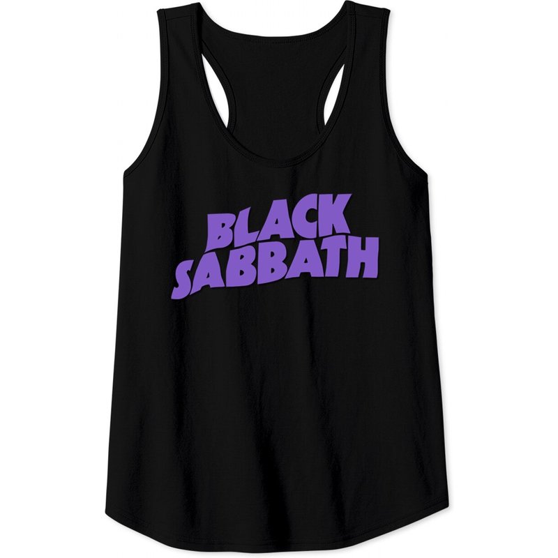Black Sabbath Purple Logo Tank Tops — T-shirts pour hommes