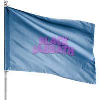Black Sabbath Purple Logo House Flags — Drapeaux décoratifs