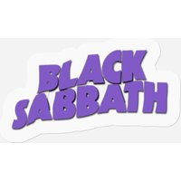 Black Sabbath Purple Logo Stickers
