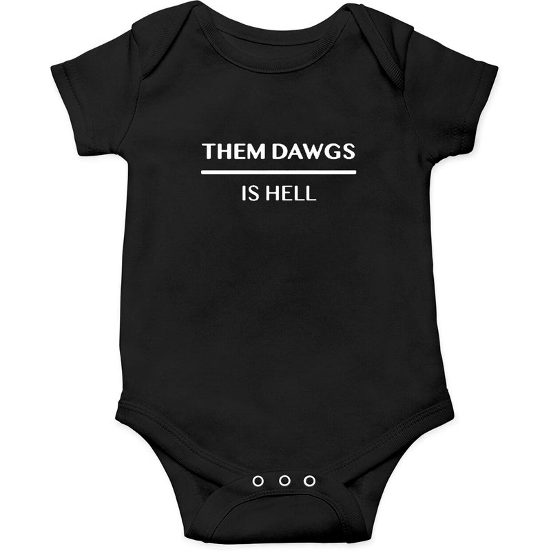 Them Dawgs Is Hell Onesies — Bodys bébé