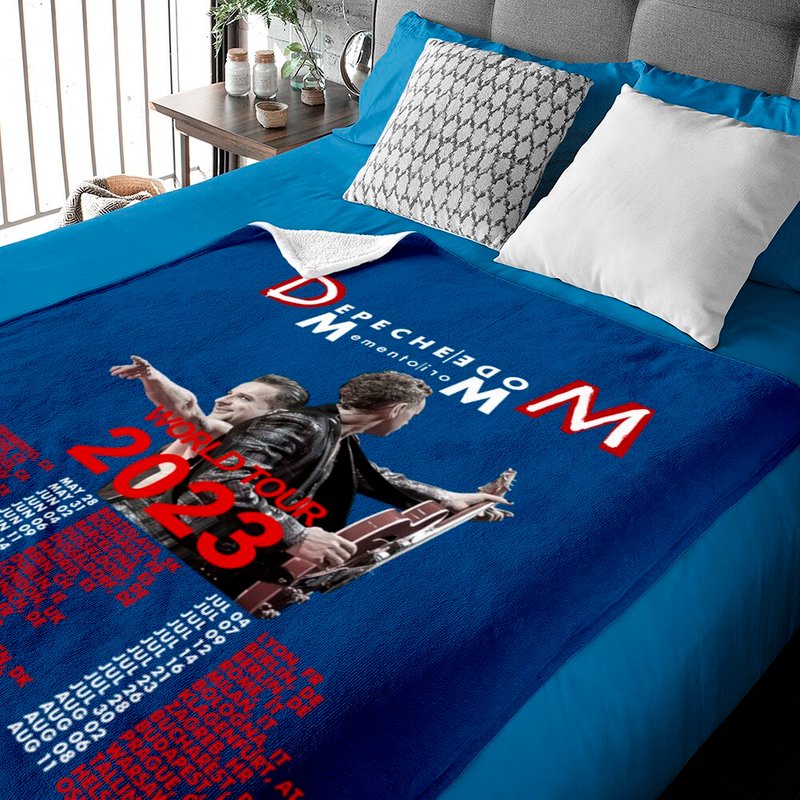 Depeche Mode Violator Tour 2023 Baby Blankets, 90s Depeche Mode Rock Band Tour Baby Blankets — Couvertures pour bébé