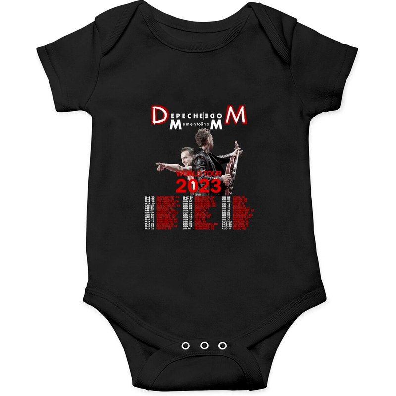 Depeche Mode Violator Tour 2023 Onesies, 90s Depeche Mode Rock Band Tour Onesies — Bodys bébé
