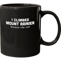I Climbed Mount Rainier Funny Mountain Climbing Mugs — Tasses et gobelets