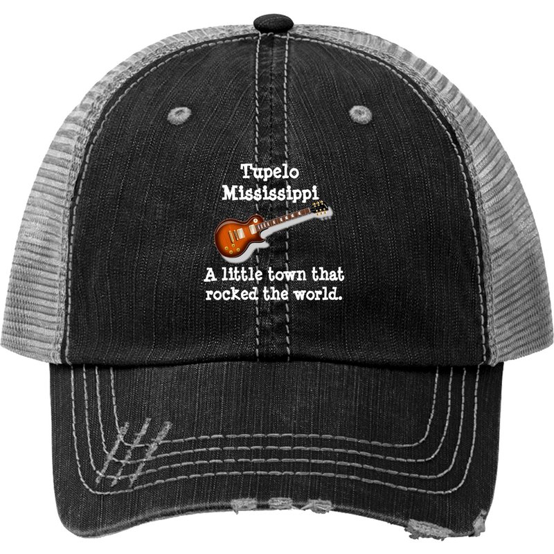 Tupelo, Mississippi Print Trucker Hat