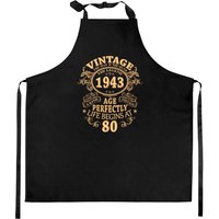 Vintage 1943 The Man Myth Legend 80th Birthday Gifts For Men Kitchen Aprons