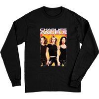 Charlies Angels - White Long Sleeves. Cameron Diaz, Drew Barrymore, Lucy Liu. Men's & Women's