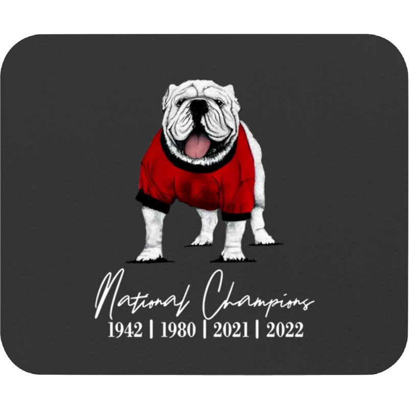 Uga National Championship Georgia 2023 Cute Bulldogs Mouse Pads — Tapis de souris et sous-mains