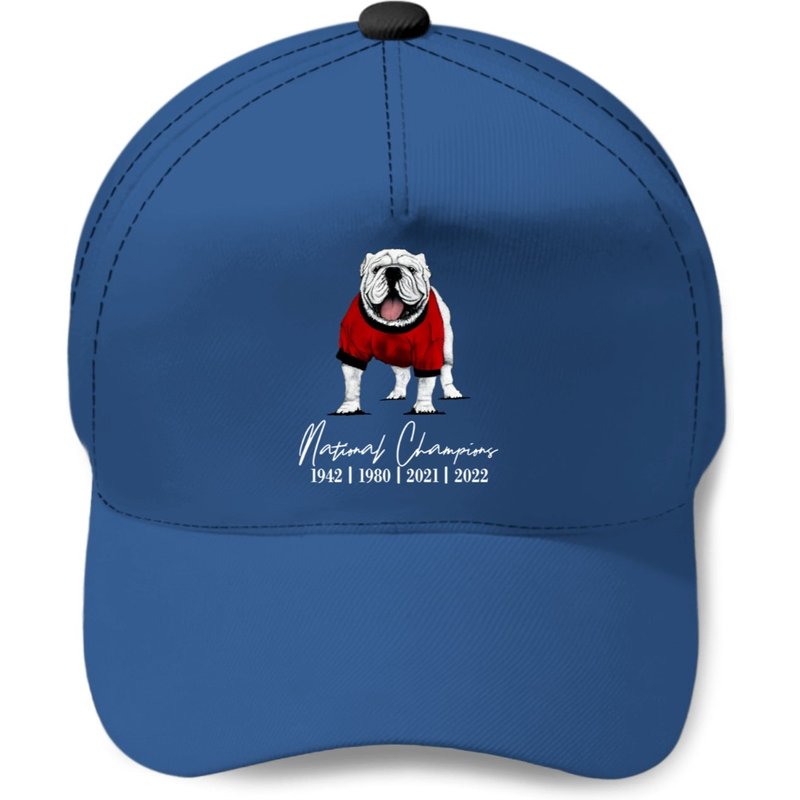 Uga National Championship Georgia 2023 Cute Bulldogs Baseball Cap — Casquette de baseball