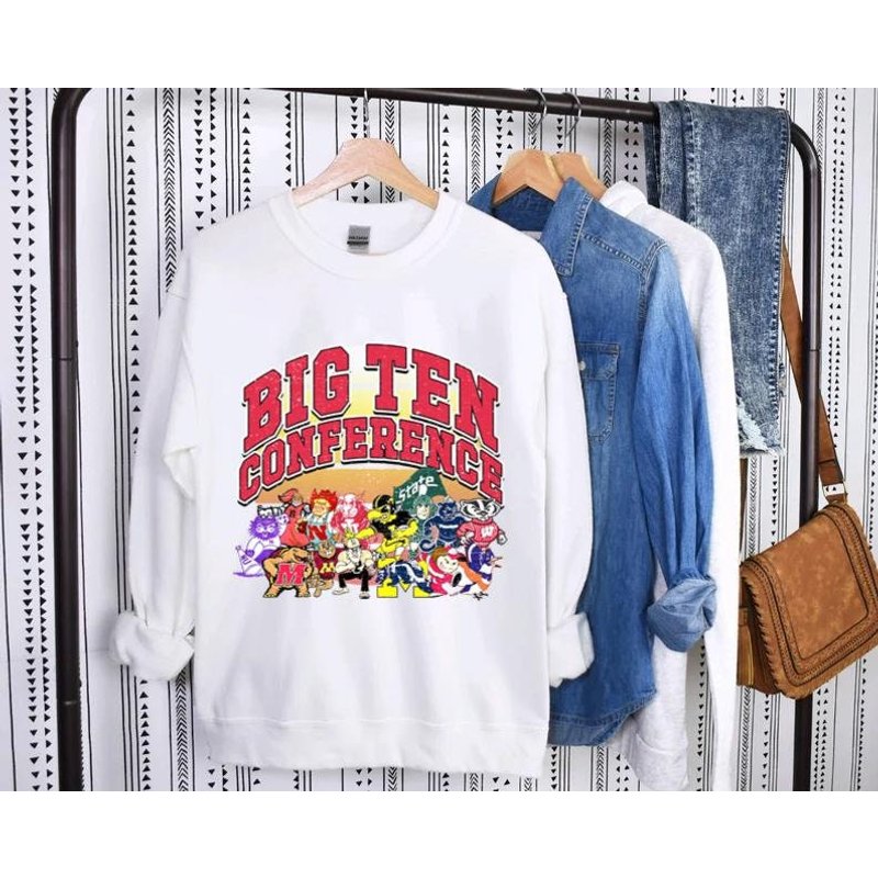 Big Ten Conference Sweatshirt | Big Ten Conference T-shirt — Sweats à capuche pour hommes