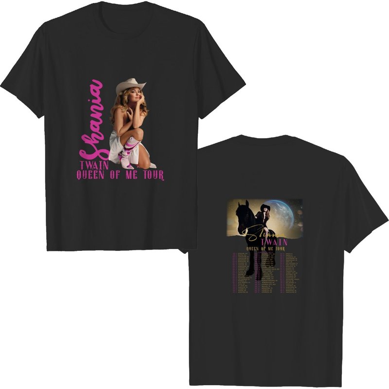 Queen Of Me Tour 2023 Shania Twain Shirt — T-shirts pour hommes