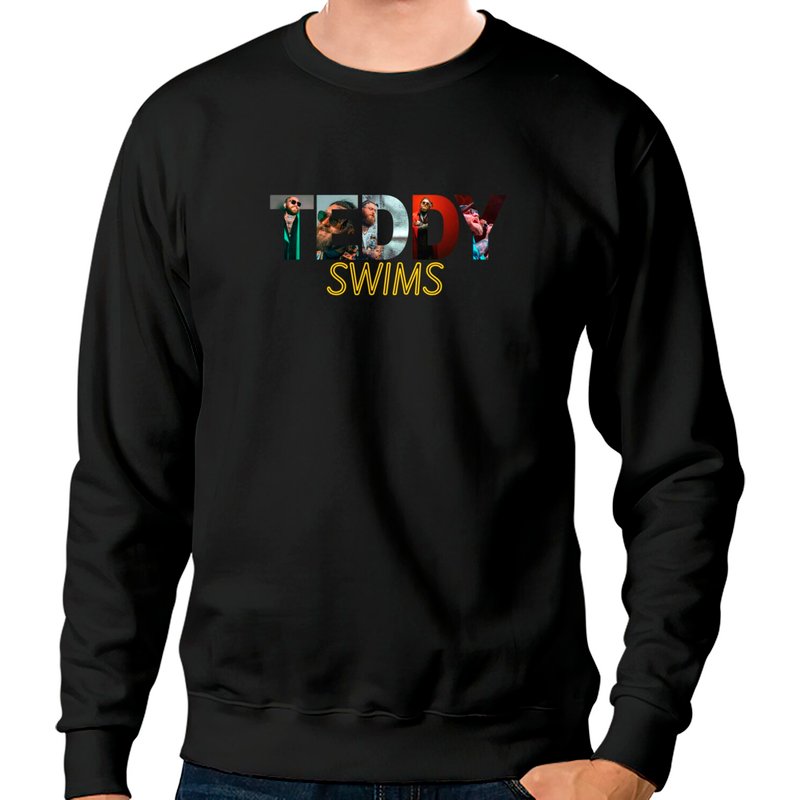 Teddy Swims Sweatshirts And Sticker Teddy Swims Hoodie Sweatshirts — Sweats à capuche pour hommes