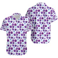 Gengar Haunter Gastly Pattern Button Up Shirt! — Chemises décontractées pour hommes