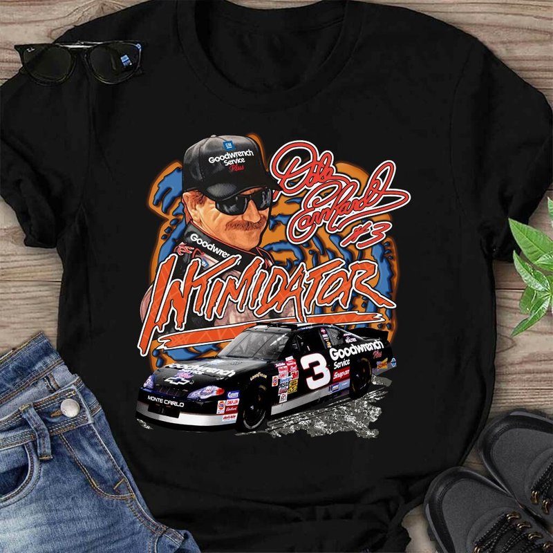 Dale Earnhardt Shirt, Vintage Dale Earnhardt T-shirt — T-shirts pour hommes