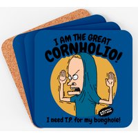 Beavis And Butthead Great Cornholio Coasters