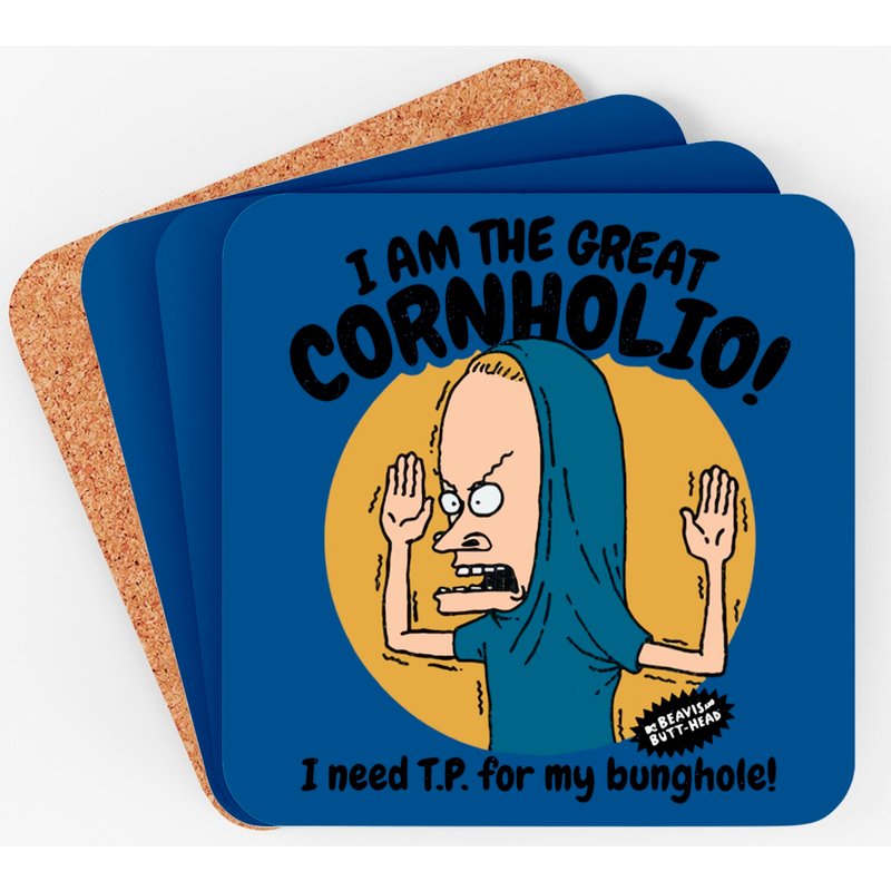 Beavis And Butthead Great Cornholio Coasters — Sous-verres et napperons