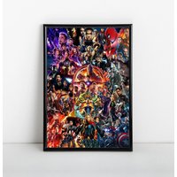 Mcu Movie Collage Poster