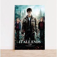 Harry Potter Deathly Hallows Movie Poster — Affiches et impressions