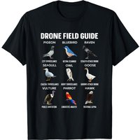 Birds Drone Field Guide They Aren’t Real T-shirt — T-shirts pour hommes