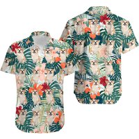 Corgi Dog Hawaiian Shirt