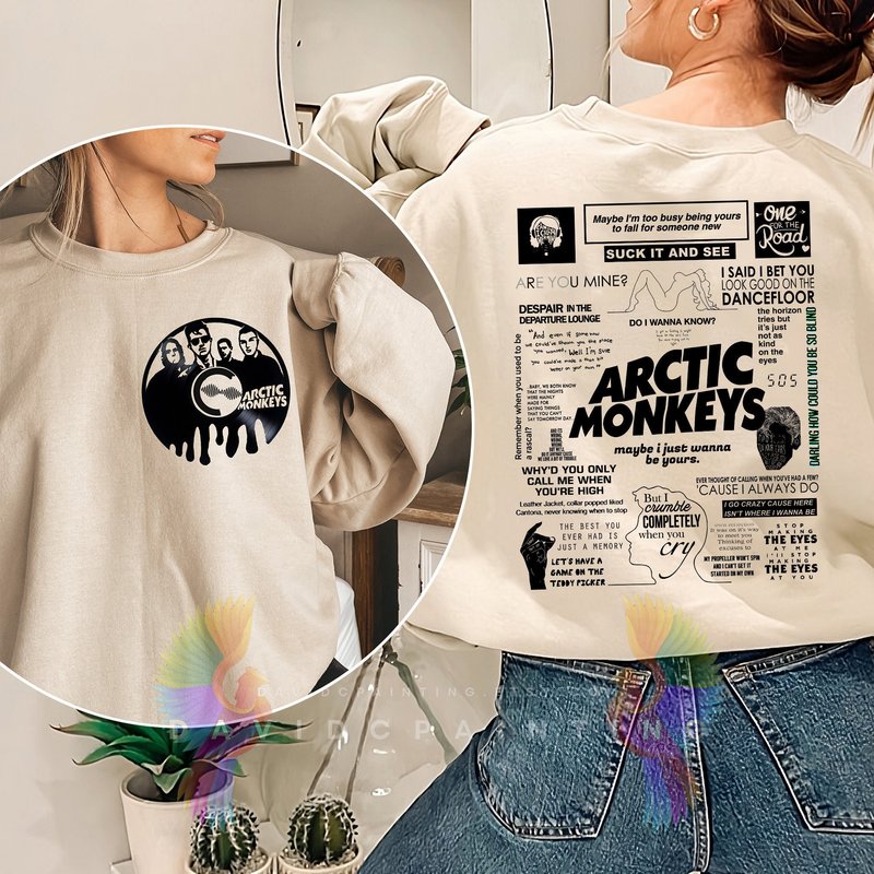 Vintage Arctic Monkeys Shirt — Mens Hoodies
