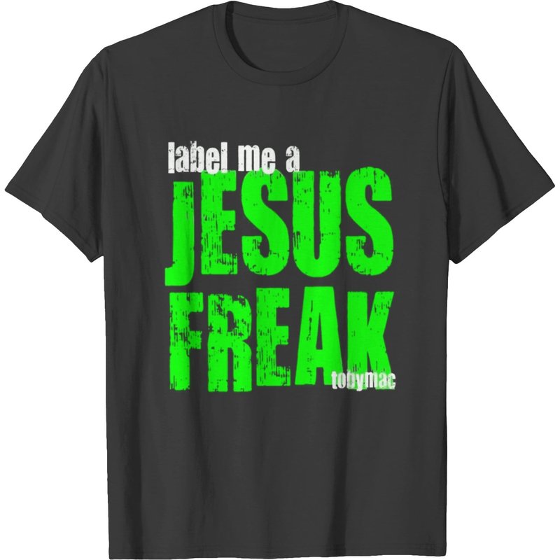 Tobymac Label Me A Jesus Freak Logo Classic T-shirt — T-shirts pour hommes