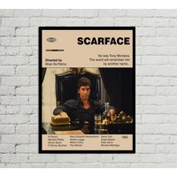 Scarface Movie Poster - Mid Century Style — Affiches et impressions