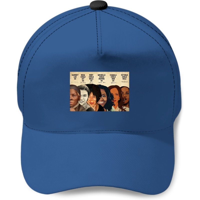 Inspirational Baseball Caps Featuring Harriet, Rosa, Ruby, Michelle, Kamala, Ketanju — Casquette de baseball