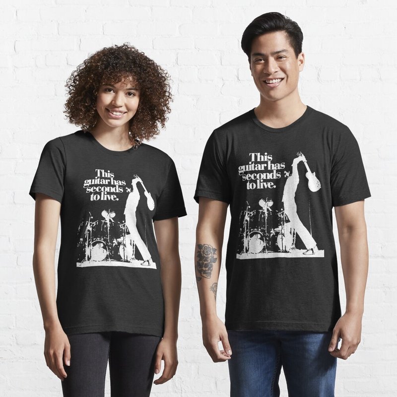 Pete Townshend The Who This Guitar Has Seconds To Live Rock Music Legend Guitar T-shirt — T-shirts pour hommes