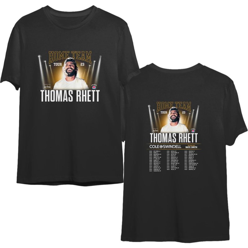 Thomas Rhett Home Team Tour Shirt, Country Music 2023 Tour Merch — T-shirts pour hommes